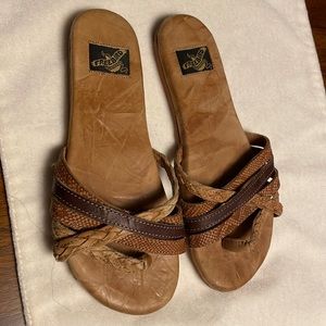 Freebird by Steven Leather Sugar Strappy Sandals